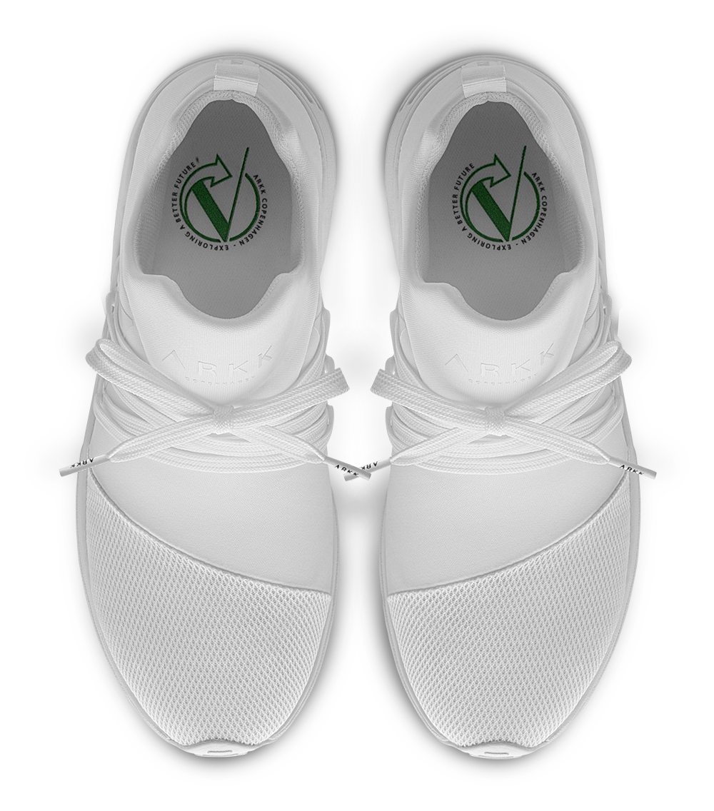 ARKK NOS Raven Mesh PET S-E15 | Triple White | Men Raven